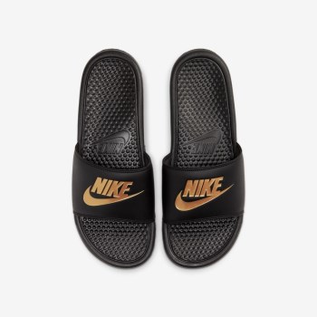 Nike Benassi - Férfi Szandál - Fekete/Metal Arany